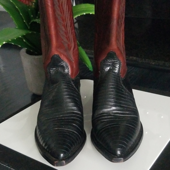 Lizard + leather 7M J Chisholm Ladies Western - Picture 6 of 8